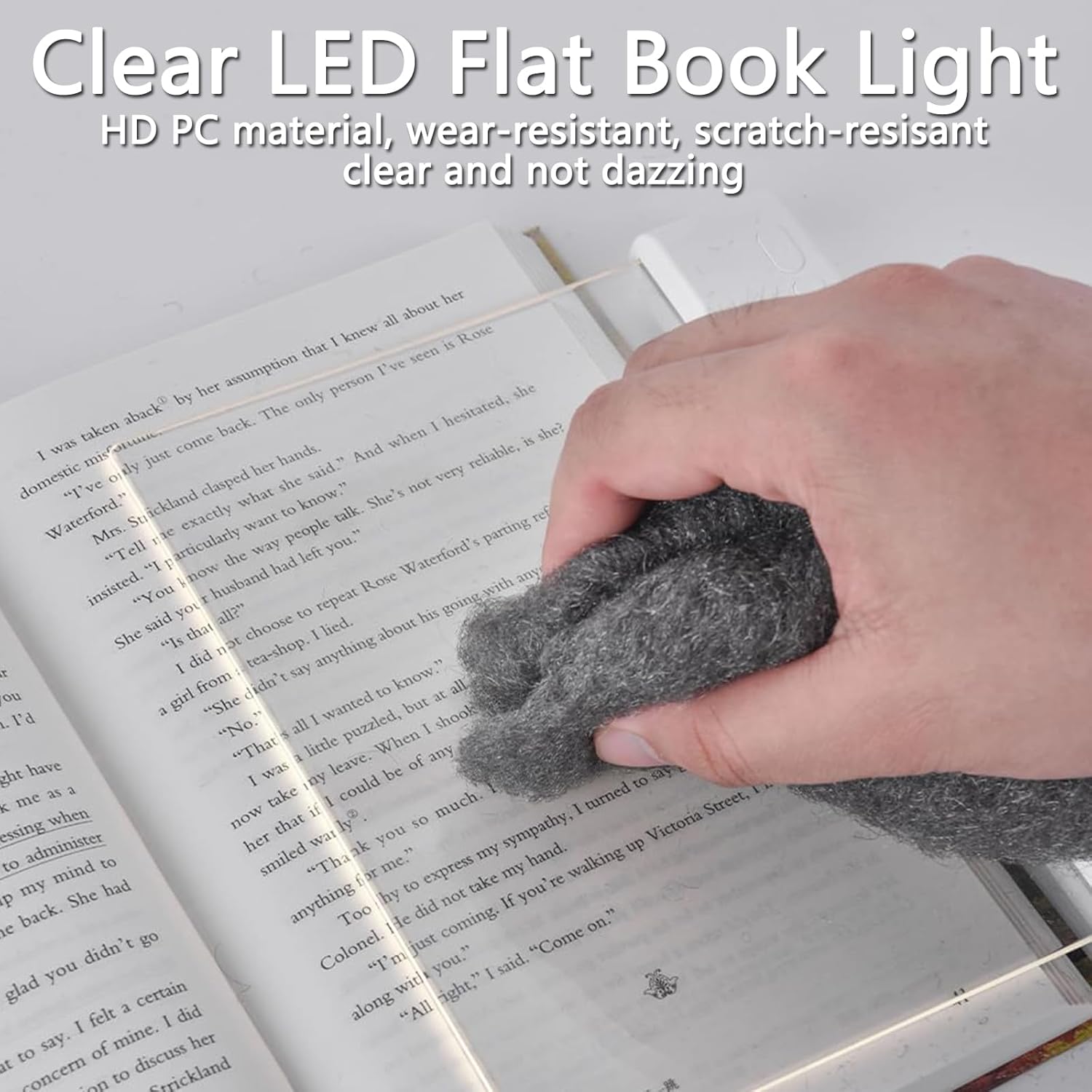 Flat Reading Lights, for Reading at Night in Bed