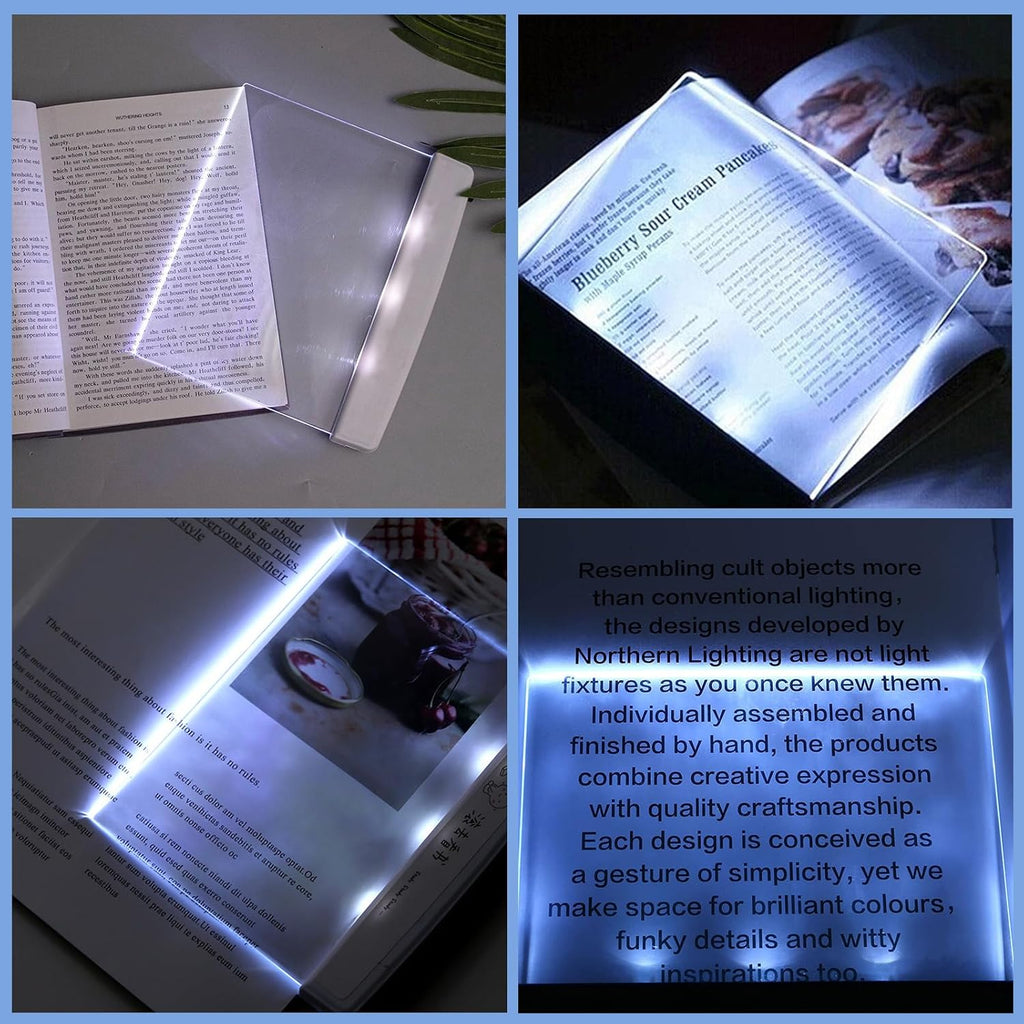 Flat Reading Lights, for Reading at Night in Bed