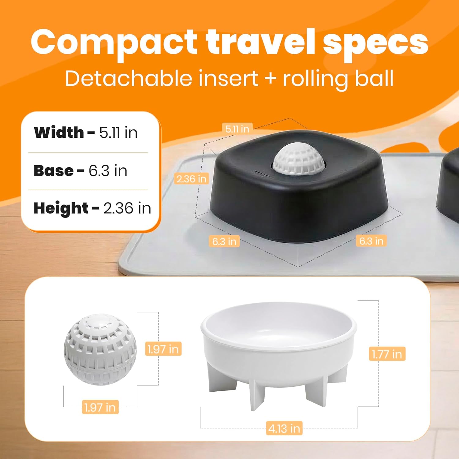 Dog Bowl No-Spill Slow Feeder